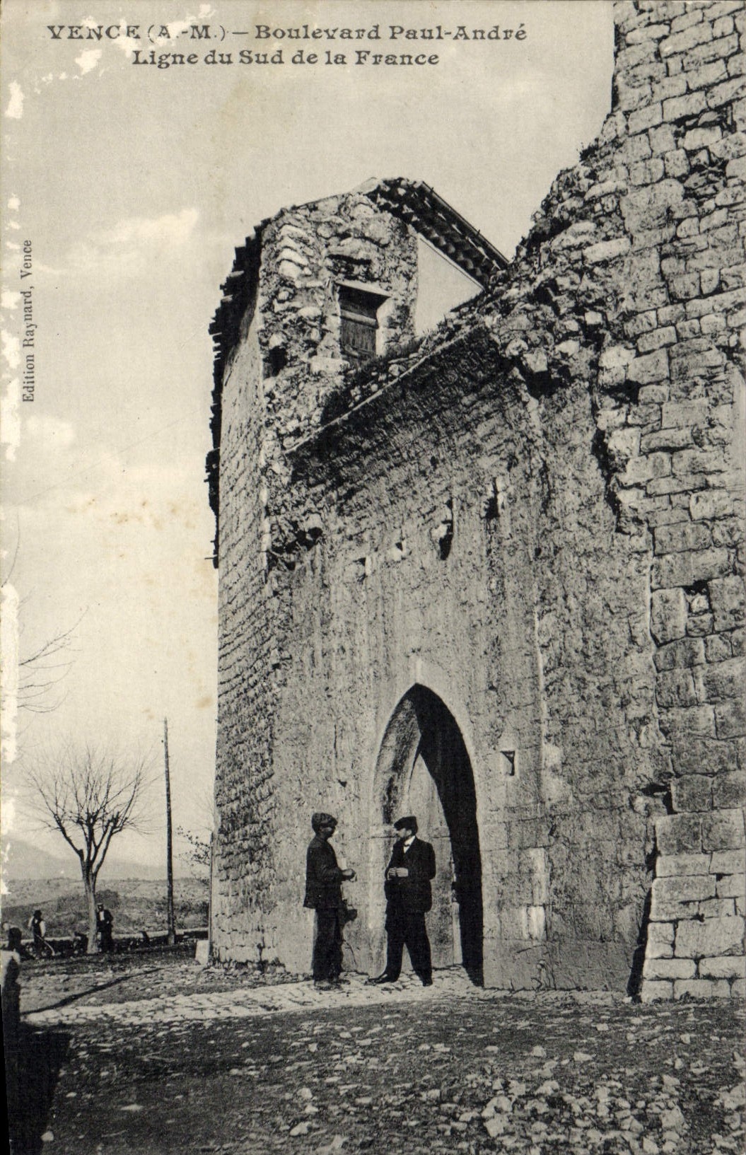 Vence (A.-M.) — Boulevard Paul-André — Ligne du Sud de la France — Édition Vence Raynard