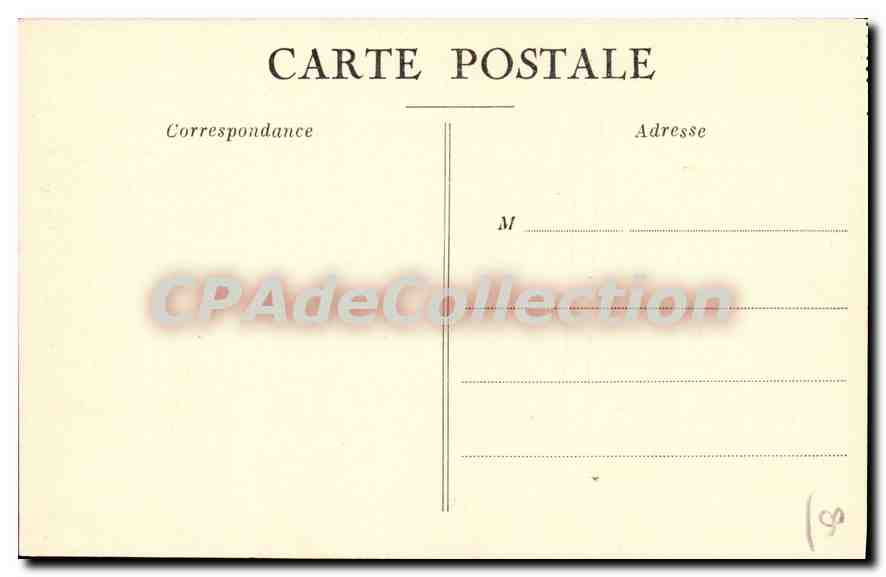 CPA St Martin Vesubie Maison Artistique Rue de l'Eglise  — Rückseite