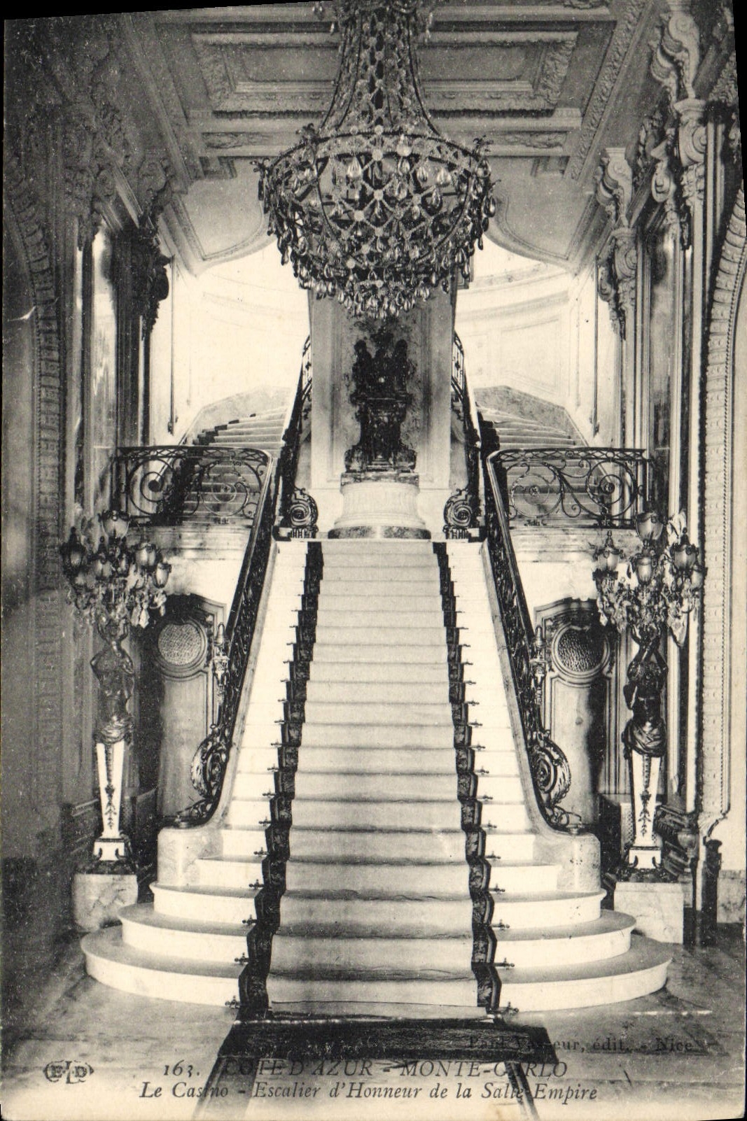 Das Casino - Treppenhaus der Saal Empire - Monte-Carlo