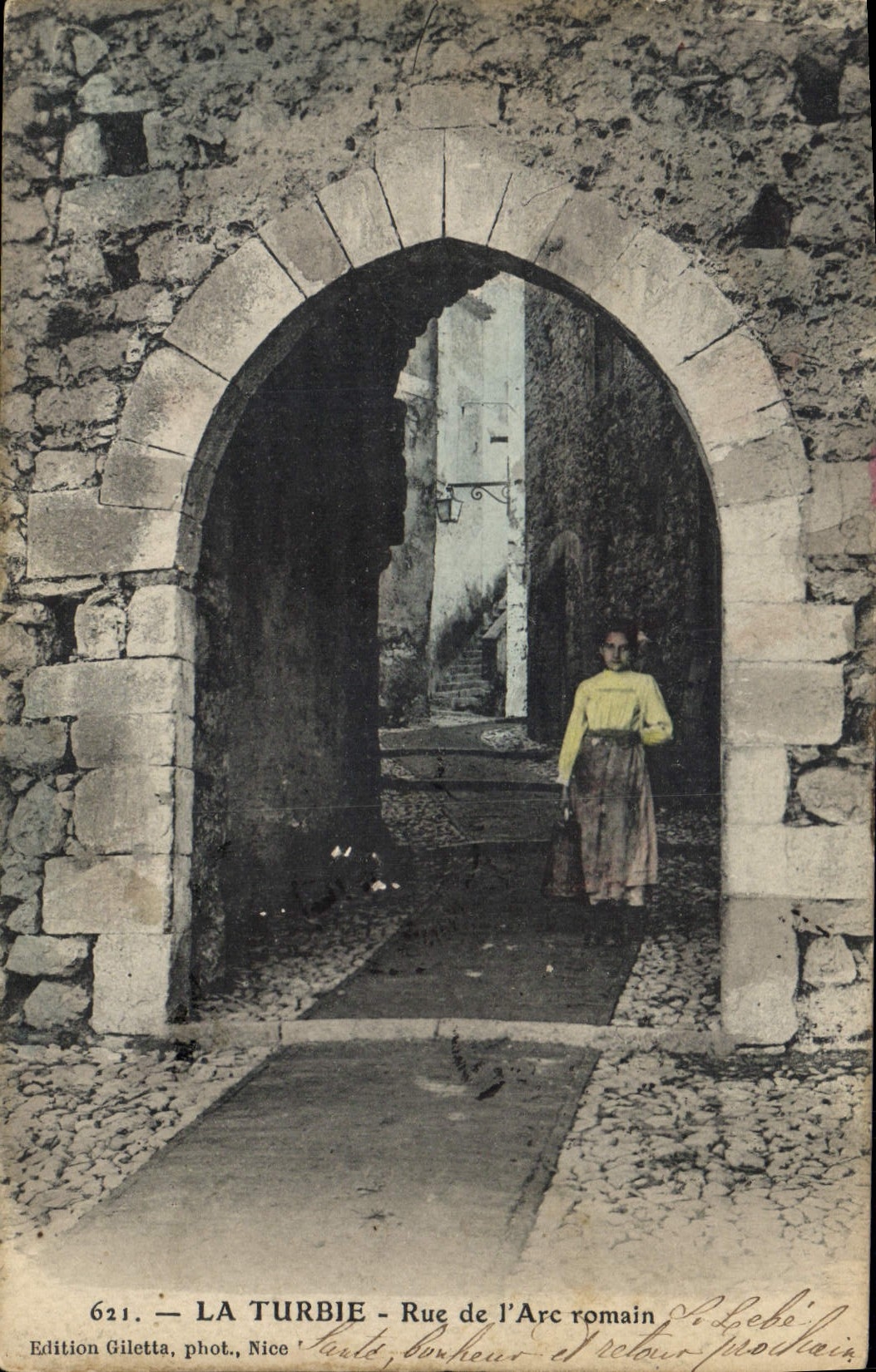 LA TURBIE — Rue de l'Arc romain — Edition Giletta, phot. Nico