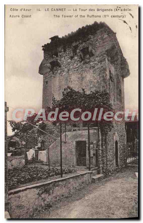CPA Cote d'Azur le Cannet la tour des Brigands X siecle 