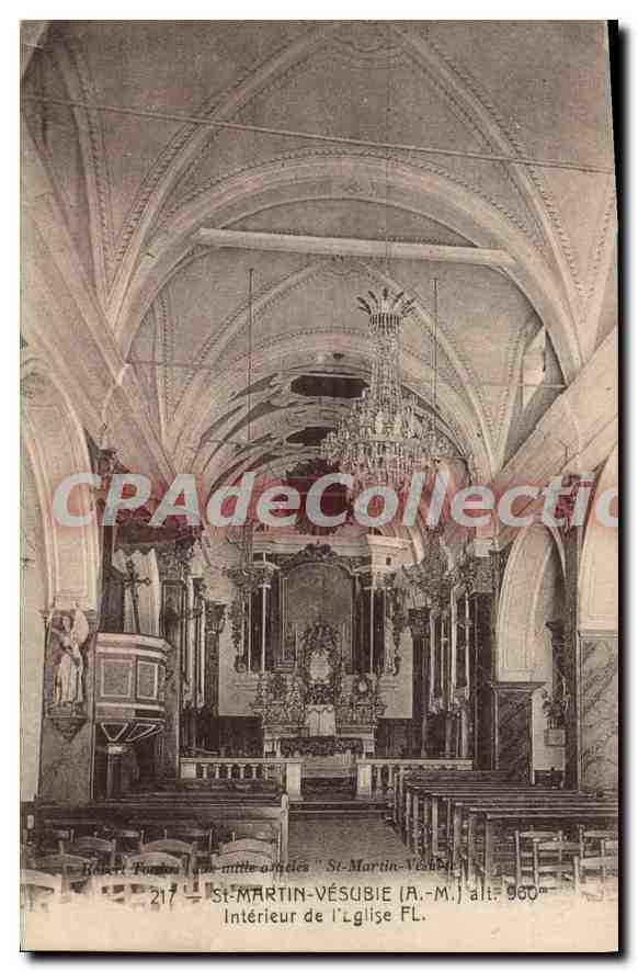 Intérieur de l'église — Saint-Martin-Vésubie (A.-M.) — Robert Ponton, n°217