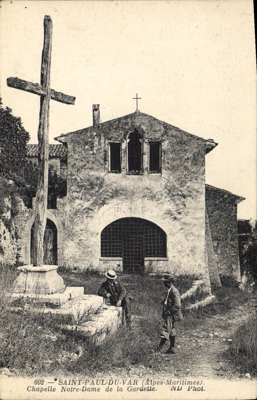 CPA Saint Paul du Var Alpes Maritimes chapelle Notre Dame de la Gardette 
