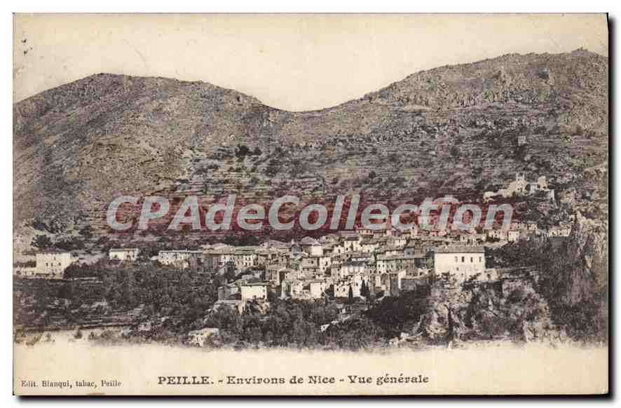 CPA Peille environs de Nice vue generale 
