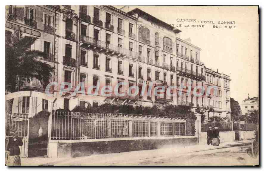CPA Cannes hotel Gonnet et de la Reine 