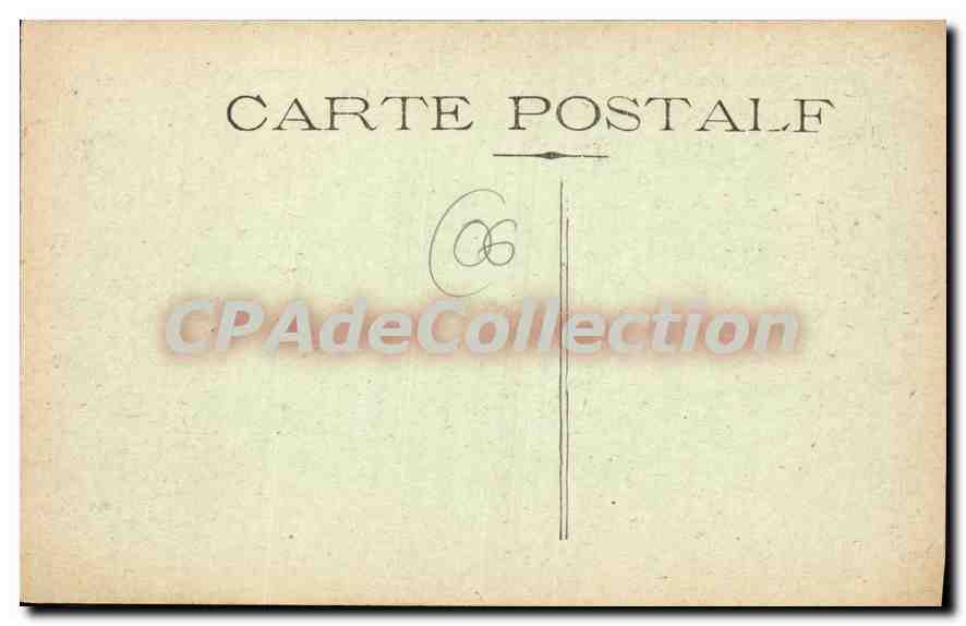 CPA Cannes hotel Gonnet et de la Reine  — Verso
