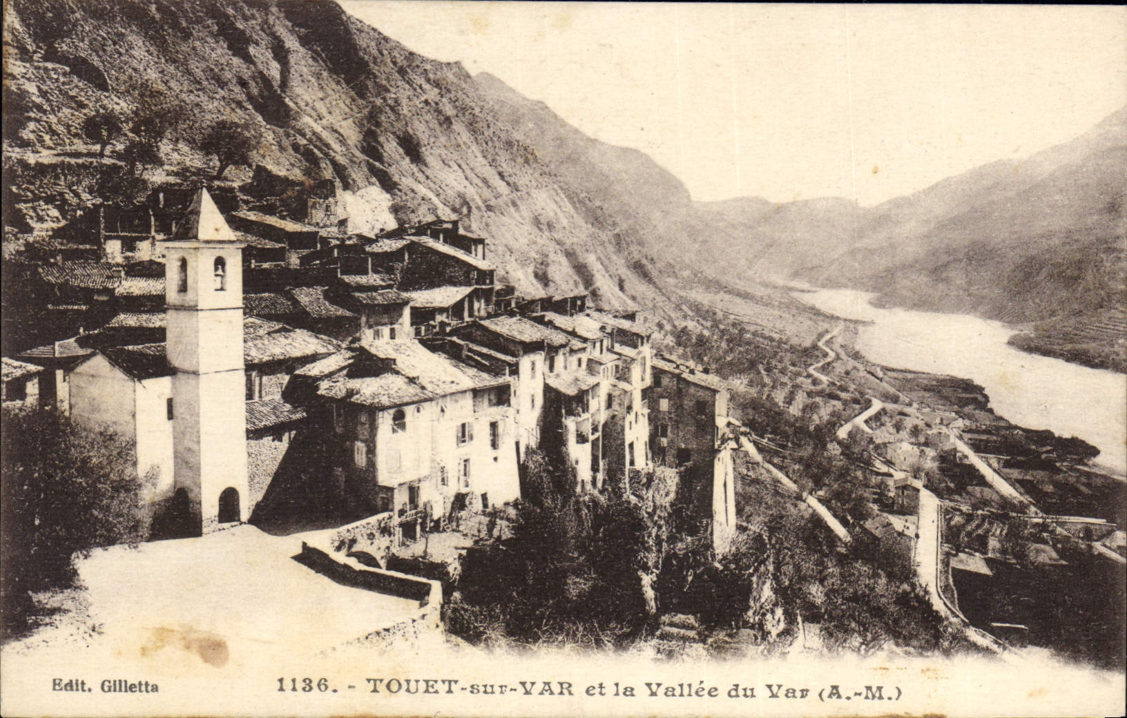 CPA Touet sur Var et la Vallee du Var 