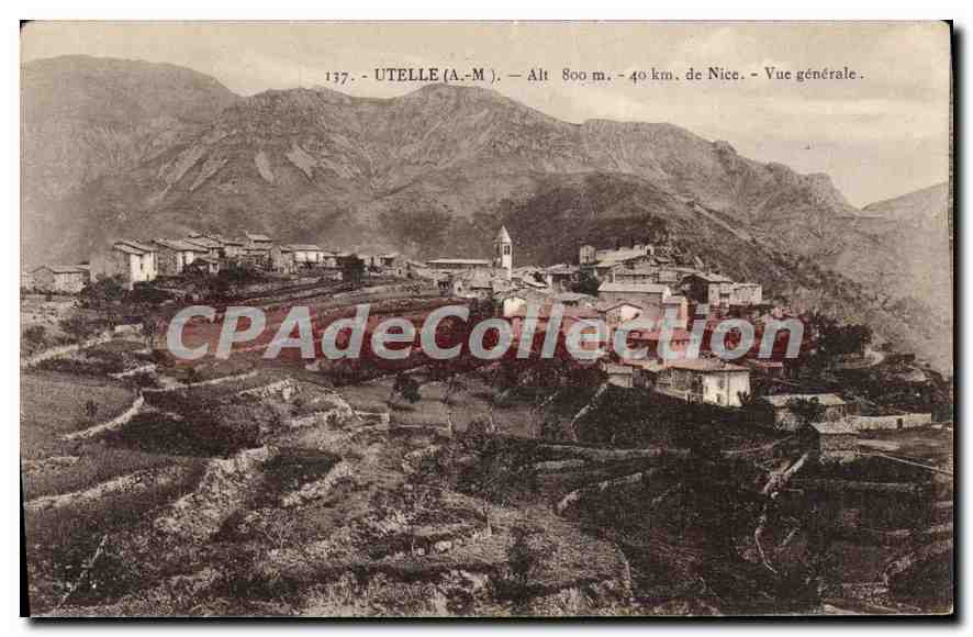 CPA Utelle Vue generale 