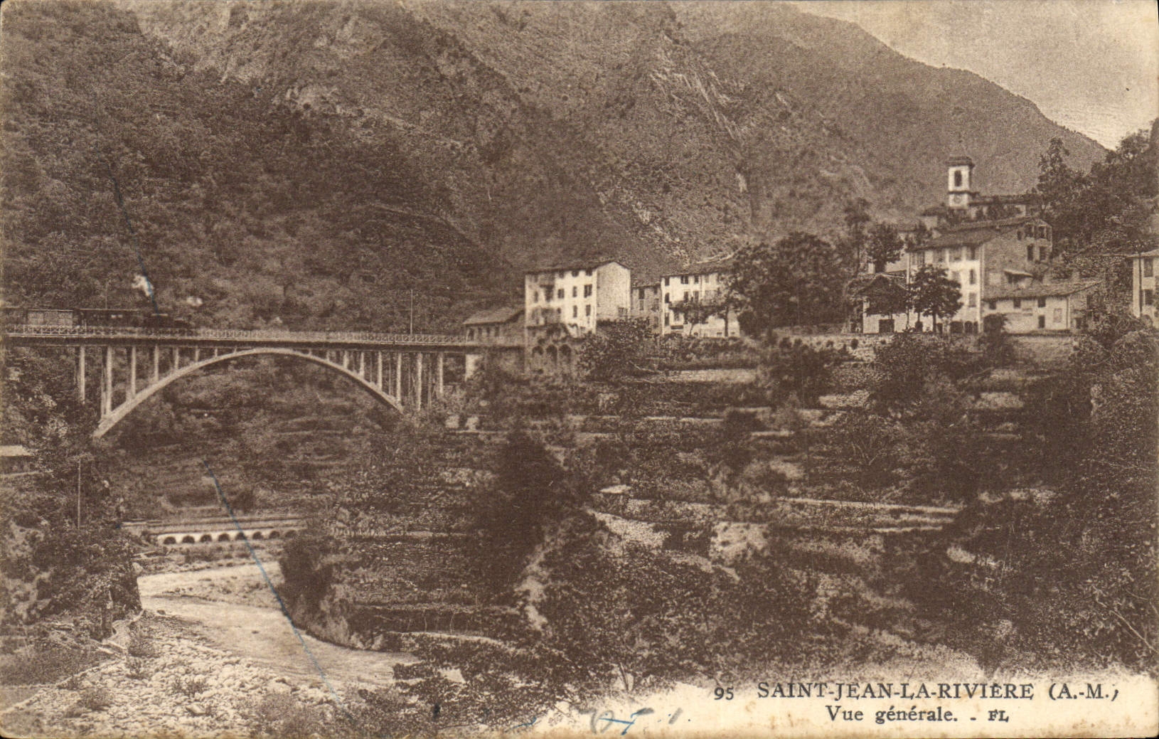 Saint-Jean-la-Rivière (A.M.) — Vue générale — Éditeur F.L., n° 95