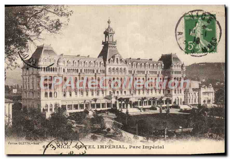 Imperial Hotel, Imperial Park — Nizza — Ausgabe Giletta