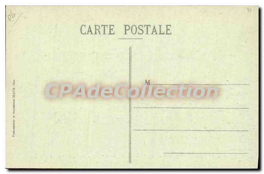 CPA Madone d'Utelle et Chaine des Alpes Vallee de la Vasubie  — Verso