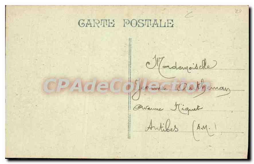 CPA Madone d'Utelle et Chaine des Alpes Vallee de la Vasubie  — Verso
