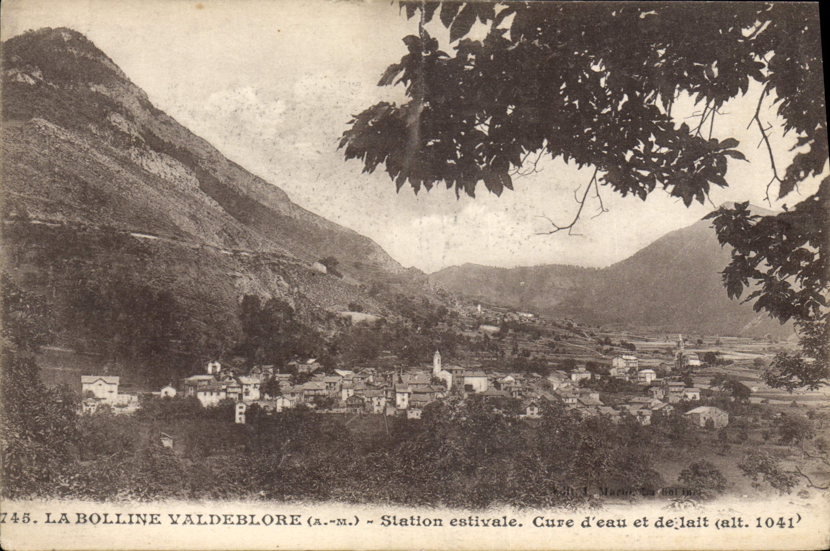 CPA La Bolline Valdeblore Station estivale cure d'eau et de lait 