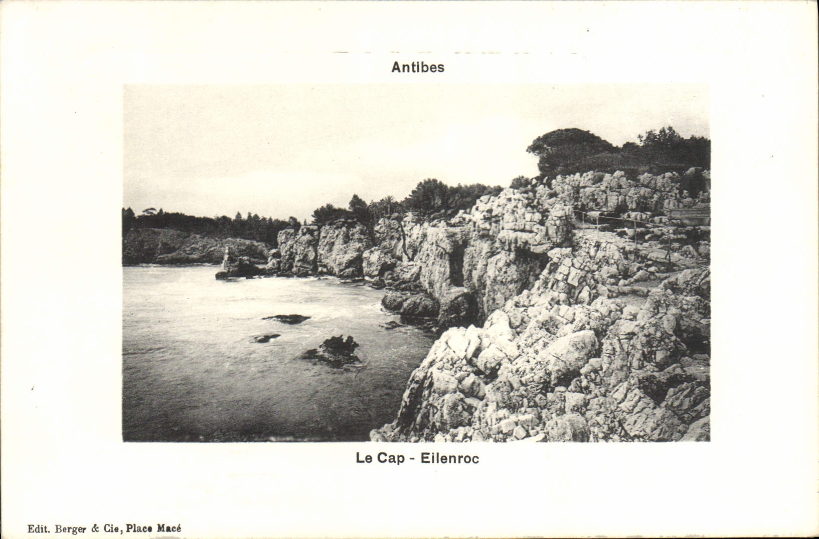 Le Cap - Eilenroc — Antibes — Edit. Berger & Cie, Place Macé - Anverso