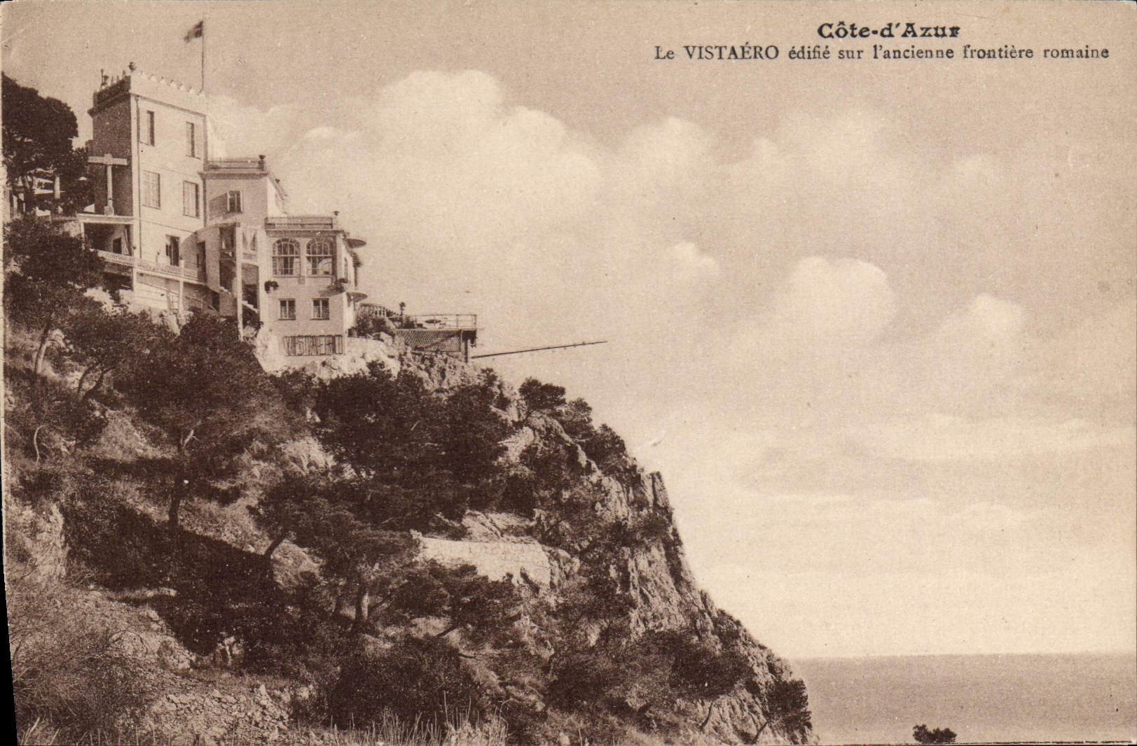 Le VISTAÉRO — édifié sur l'ancienne frontière romaine — Côte-d'Azur