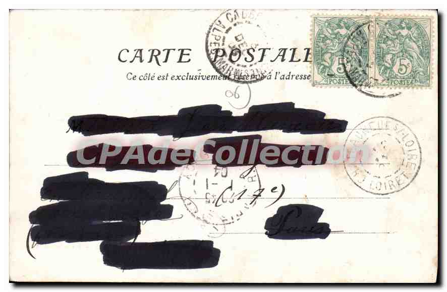 Menton — Le Port et la Vieille Ville — Éditeur C. Cottan, n° 222 — Reverso