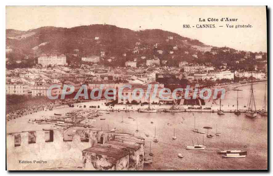 Cannes — Vue générale — Édition Poul'an, n° 830