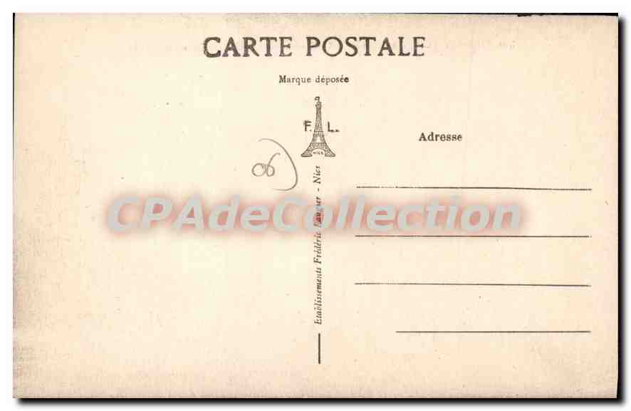 CPA Thorenc Le Castellaras et le Chateau de la Tour  — Rückseite