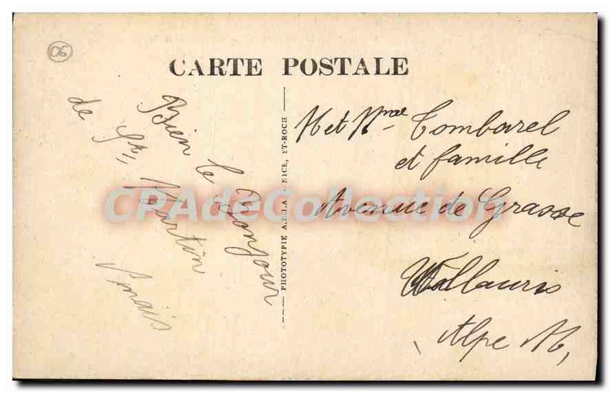 CPA Saint Martin Vesubie Vallon de la Madone  — Rückseite