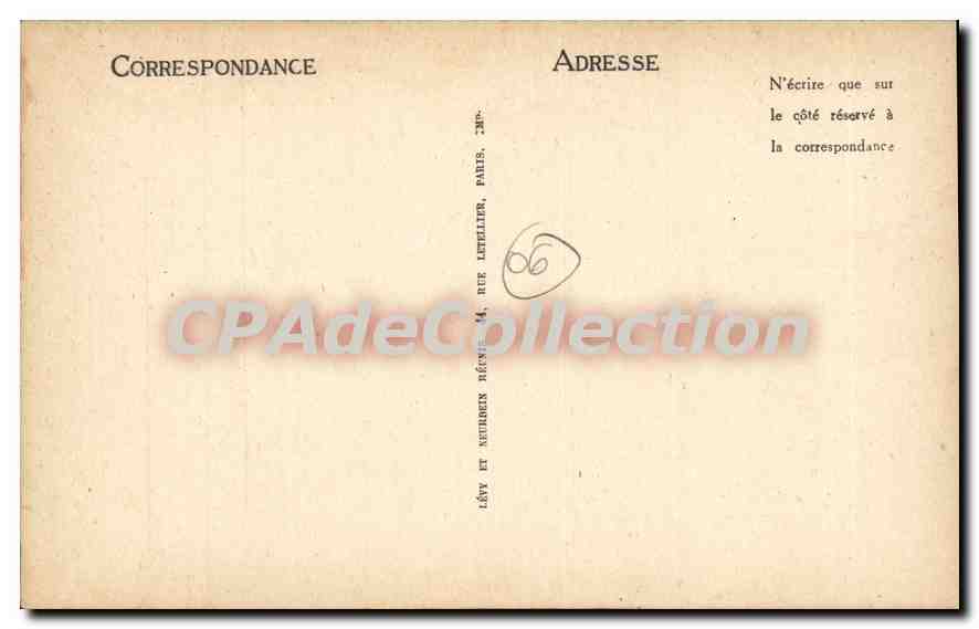 CPA Le Cannet l'hotel des Anges et le Boulevard Carnot  — Rückseite