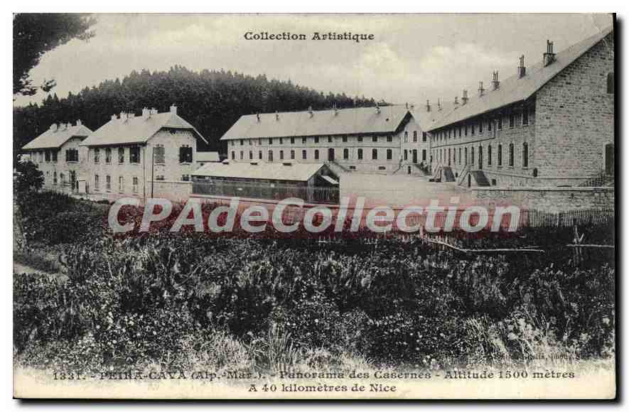 CPA Peira Cava Alp Mar Panorama des Casernes 