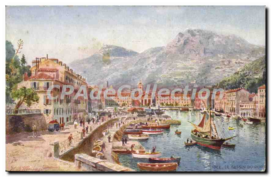 CPA Nice le Bassin du port 