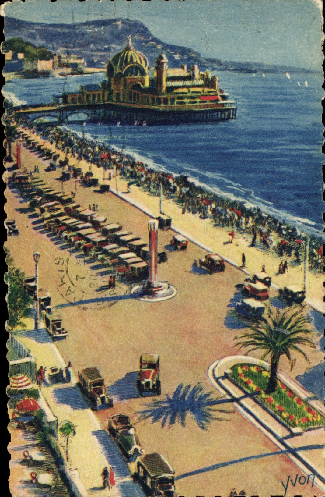 La Promenade des Anglais — Palais du Jetée — Yvon