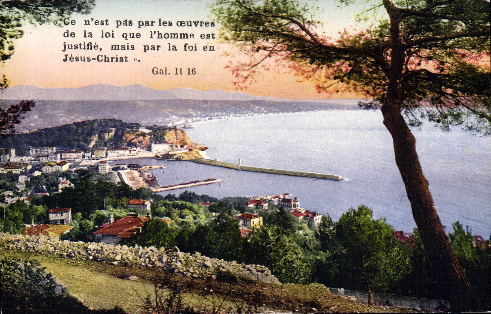 CPA Ce n'est pas par les oeuvres de la loi que l'homme est justifie mais par la foi en Jesus Christ 