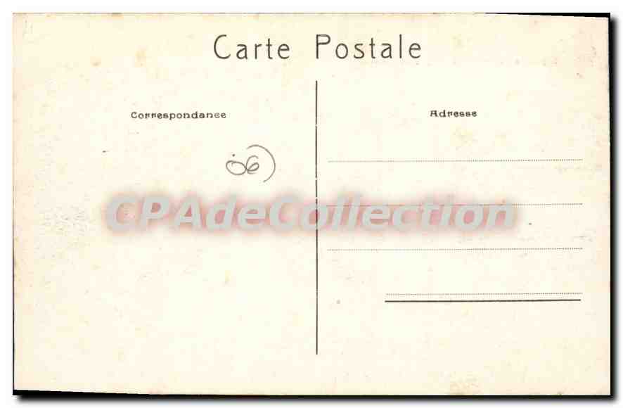 CPA Cote d'Azur Cannes Square Carnot et le Mont Perzou  — Rückseite