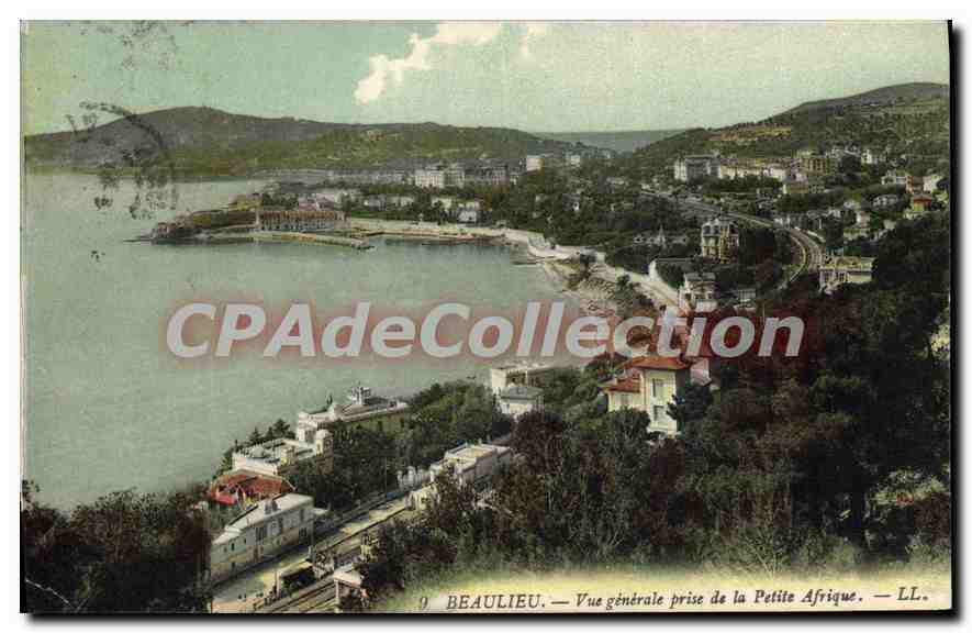 Beaulieu — Vue générale prise de la Petite Afrique — LL.
