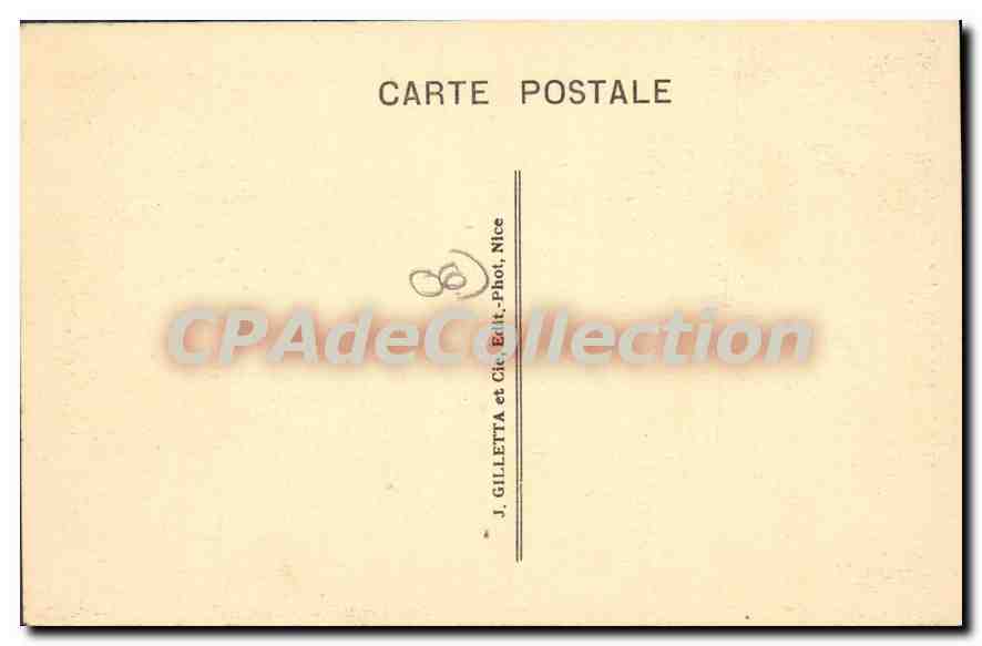 Ile d'Honorat - Vieux Monastère fortifié — J. Gilletta, Nice, n°108 — Verso