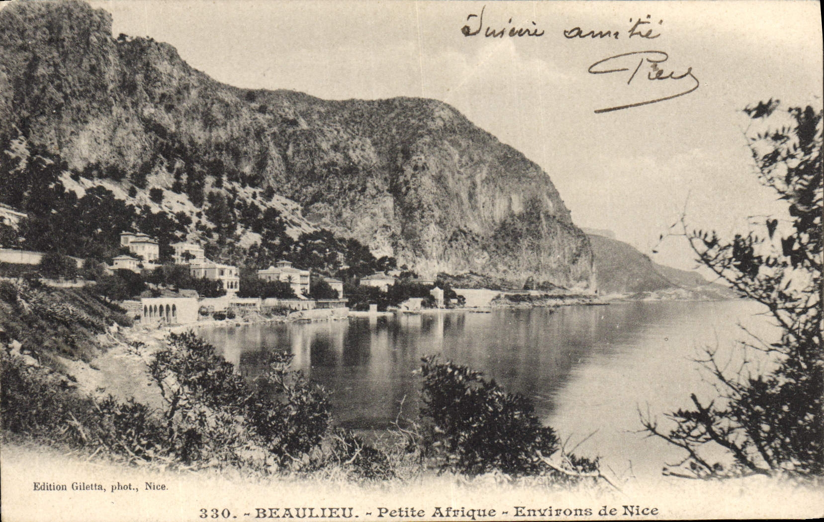 Beaulieu - Petite Afrique - Environs de Nice — Edition Giletta, phot., Nice, n° 330