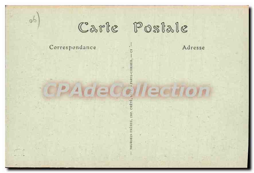 CPA Cannes La Promenade de la Croisette et le Mont Chavelier  — Rückseite