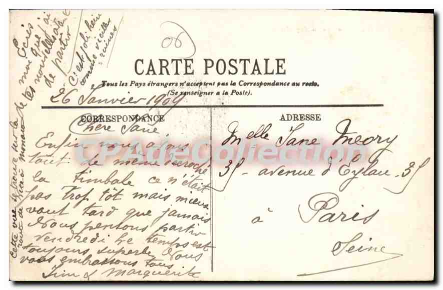 La Turbie — La Tour d'Auguste — LL. — n° 226 — Verso