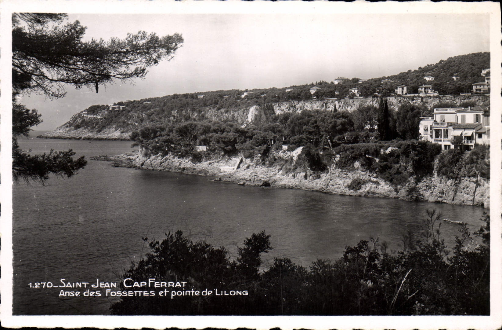 Saint-Jean-Cap-Ferrat — Anse des Fossettes und Pointe de Lilong — Édition La Cicogne, Paris