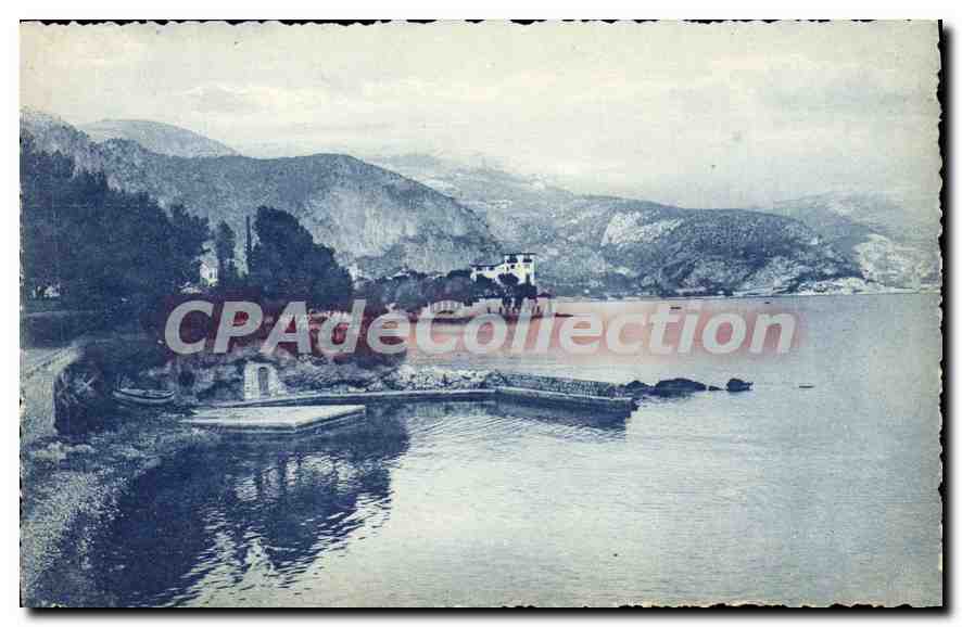 Vue du lac avec maison au bord de l'eau — éditeur Beaulieu et Villa Reinach