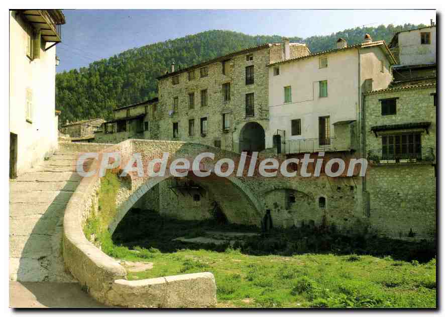 CPSM L'Escarene Alpes Maritimes joli village bati sur les bords du Paillon au pied du col de Braus v
