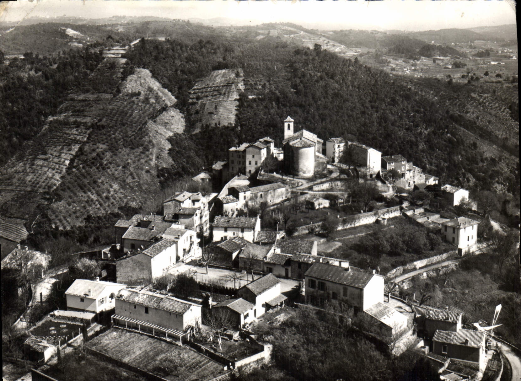 CPSM Auribeau (Alpes Maritime)Vue generale