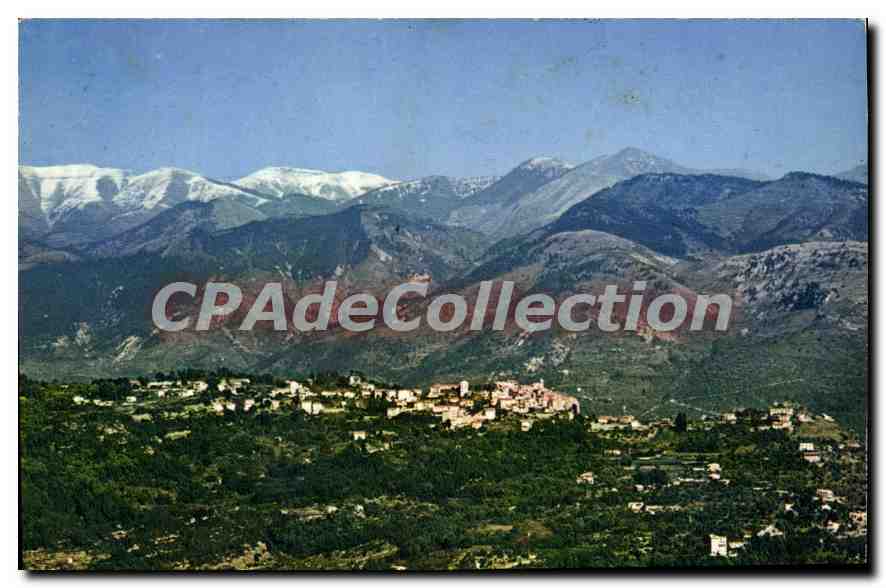 CPSM Berre les Alpes (Alp Mar) Alt 700 m AU 1er plan l'Ensoleillee