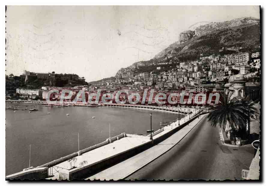 Vue sur la Condamine et le Palais du Prince — Principauté de Monaco — Éditions & La Cinérom — n° 1014