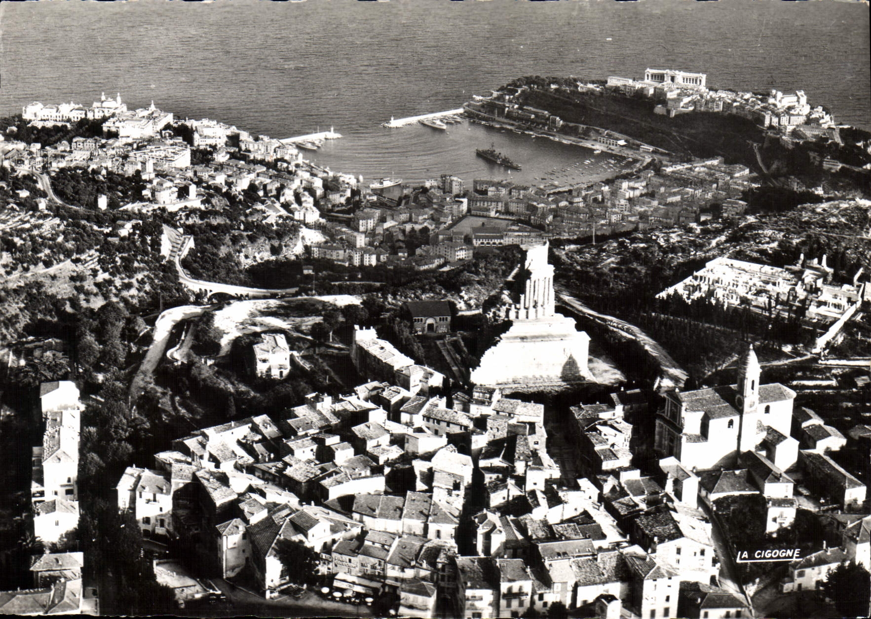 Vue aérienne de Monaco — Principauté de Monaco — Éditions La Cigogne