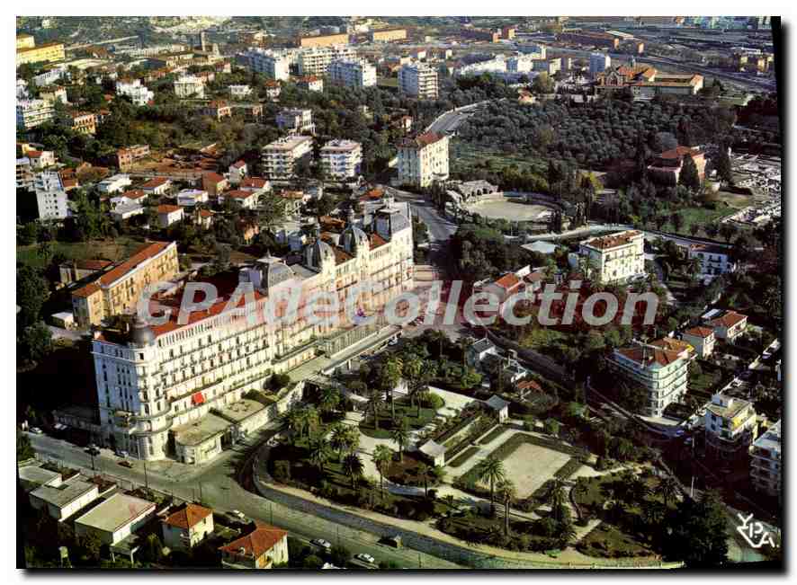 Vue panoramique du Régina, des artènes et des jardins du Monastère — Nice — Édition Y.P.A. Nice