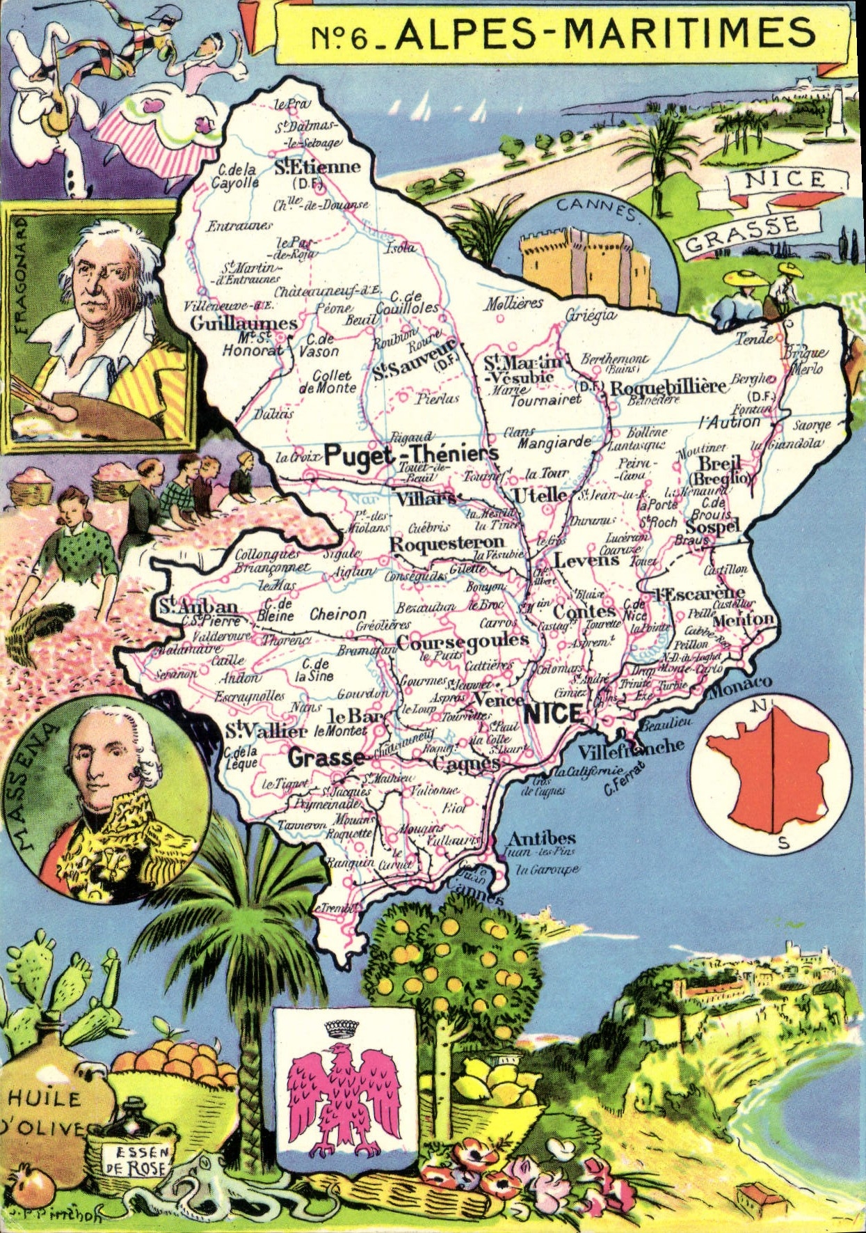 CPSM Alpes Maritimes