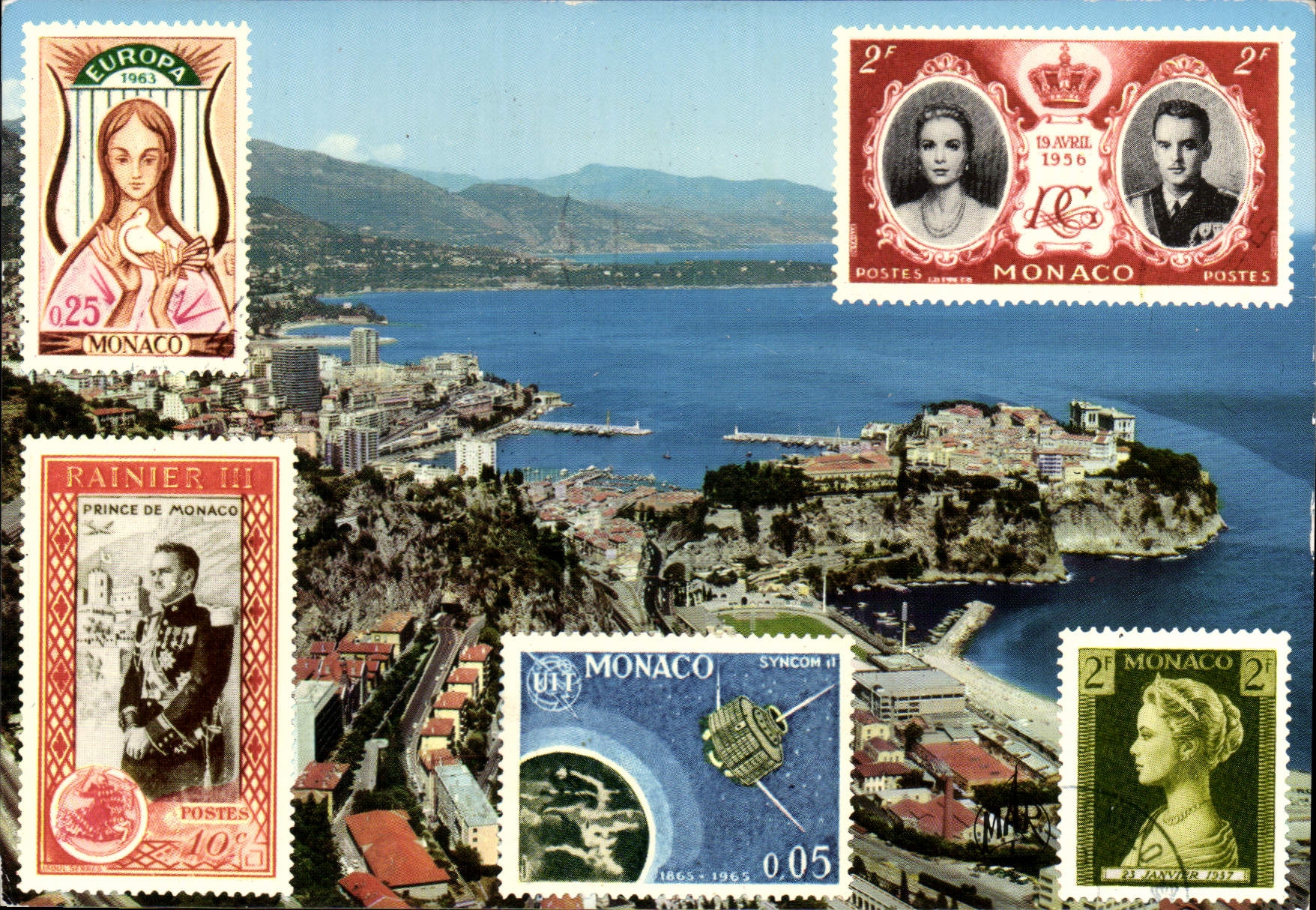 Vue générale de Monaco et Monte-Carlo — Cap Martin et Italie — Éditions de Monte-Carlo