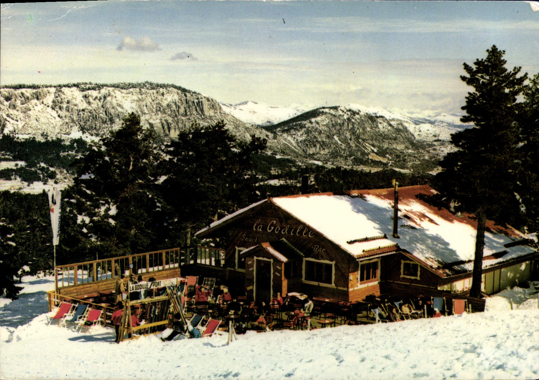 La Godille / Port — Restaurant / Bar enneigé — Editions EDY, n° 5123-Z