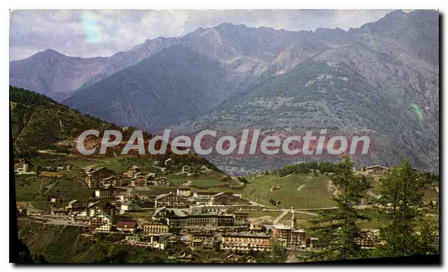 Auron (Alpes-Maritimes) — Vue générale — Été-Hiver — Éditeur : Presses-Diffusion - S.A. "La Côte d'Azur"