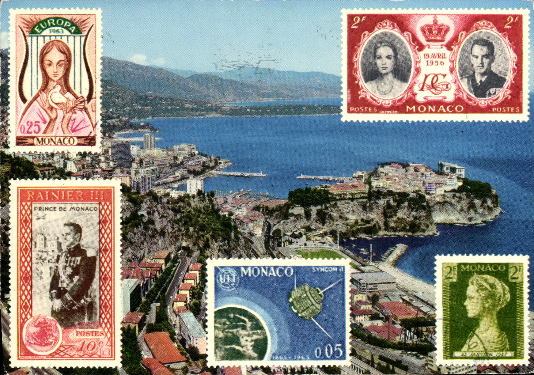 Vue générale de Monaco et Monte-Carlo — Cap Martin et l'Italie — Éditions MABD