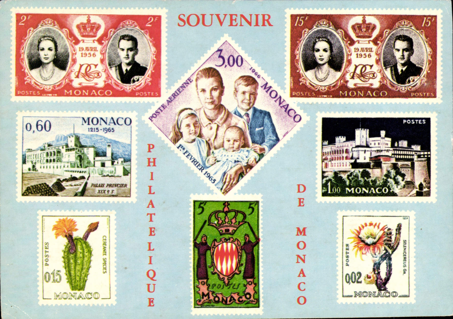 Monaco — Souvenir philatélique 1966 — Éditions Molipor