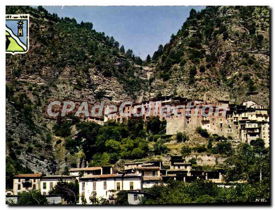 CPSM Touet sur Var (A M) alt 324 m Sur la route des Grandes Alpes