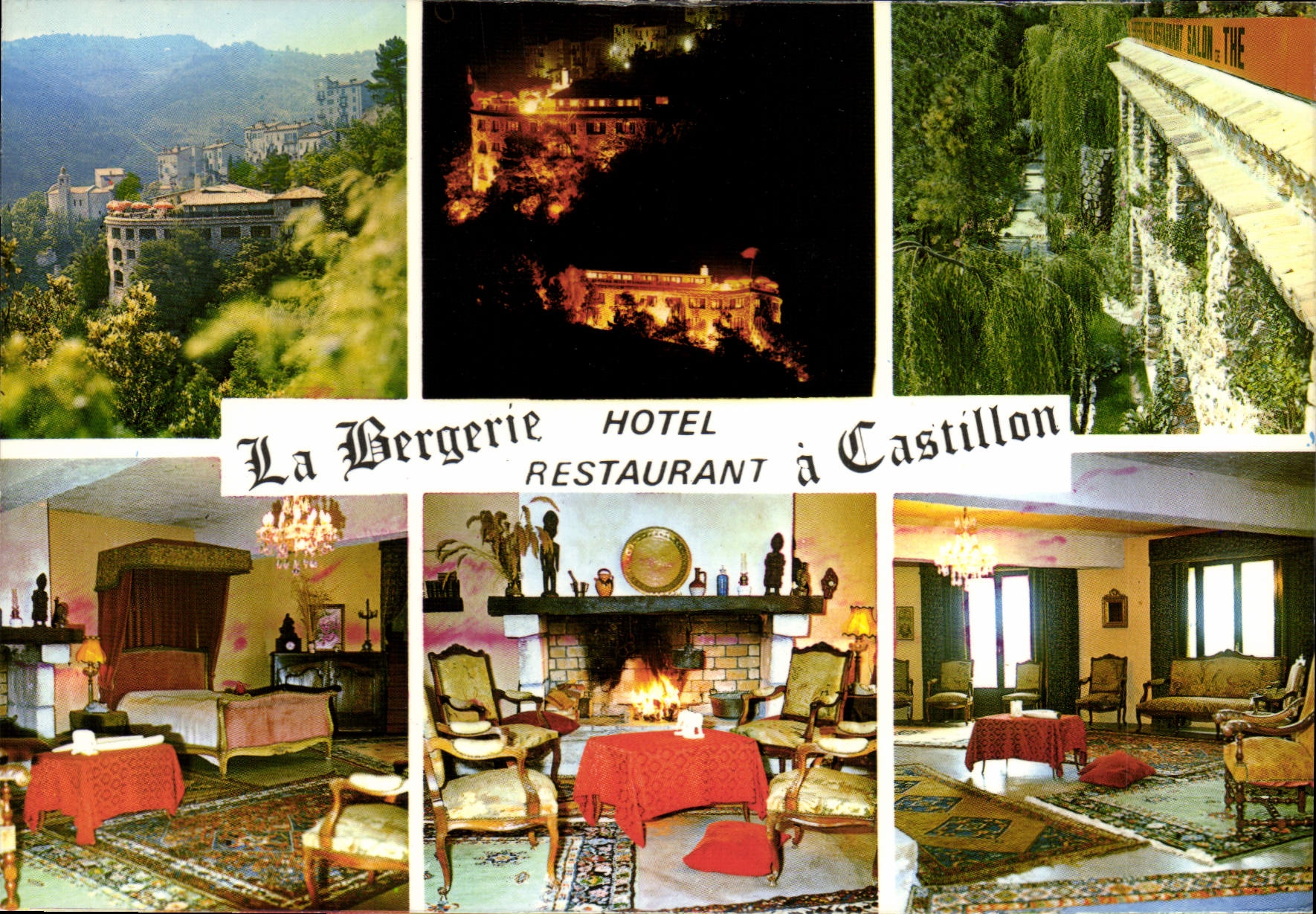 Die Schäferhütte HOTEL RESTAURANT in Castillon — Arts Graphique Lancon, 06500 Menton
